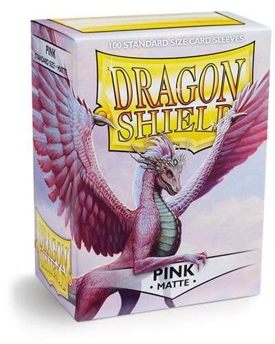 Sleeves - 63x88mm - Dragon Shield - 100/pk - Matte - Pink