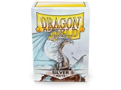 Sleeves - 63x88mm - Dragon Shield - 100/pk - Matte - Silver