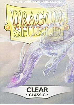 Sleeves - 63x88mm - Dragon Shield - 100/pk - Gloss - Clear