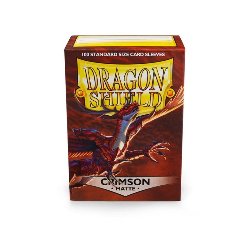 Sleeves - 63x88mm - Dragon Shield - 100/pk - Matte - Crimson