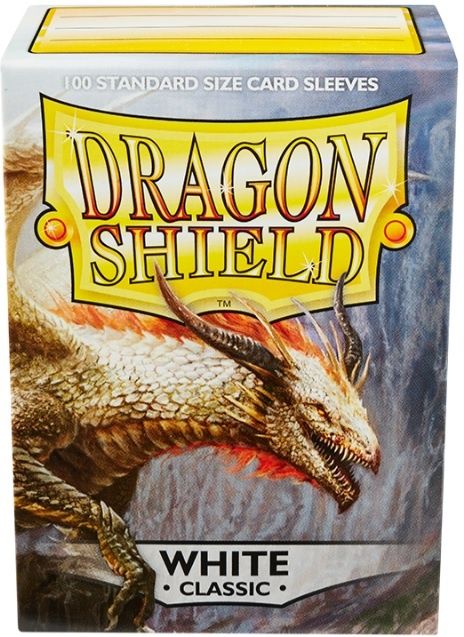 Sleeves - 63x88mm - Dragon Shield - 100/pk - Gloss - White