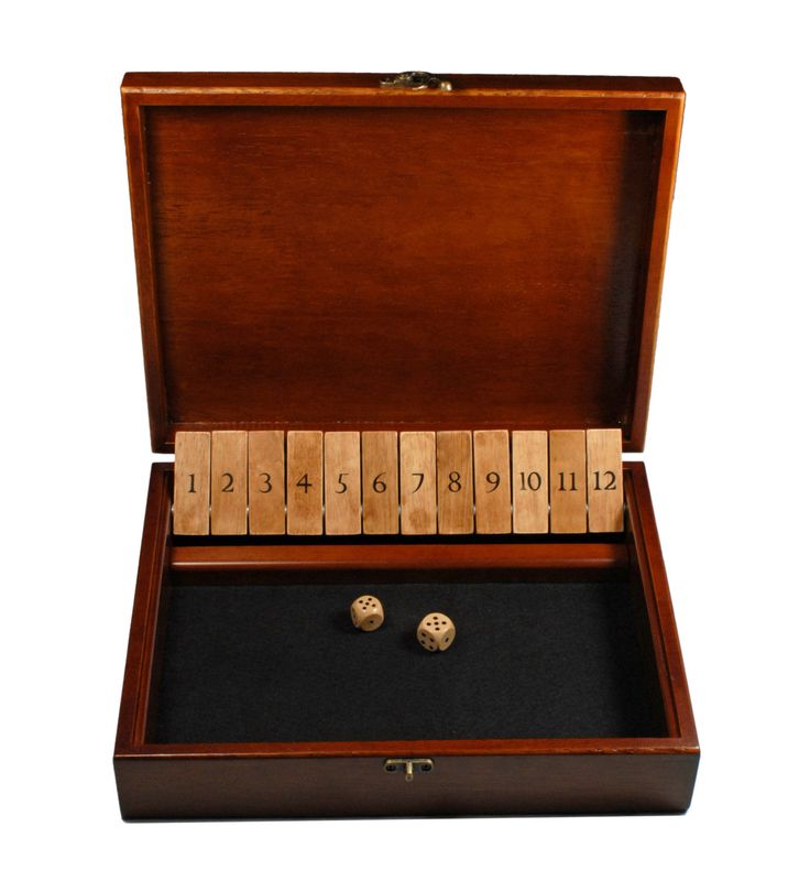 Shut the Box w/Lid (12 Number)