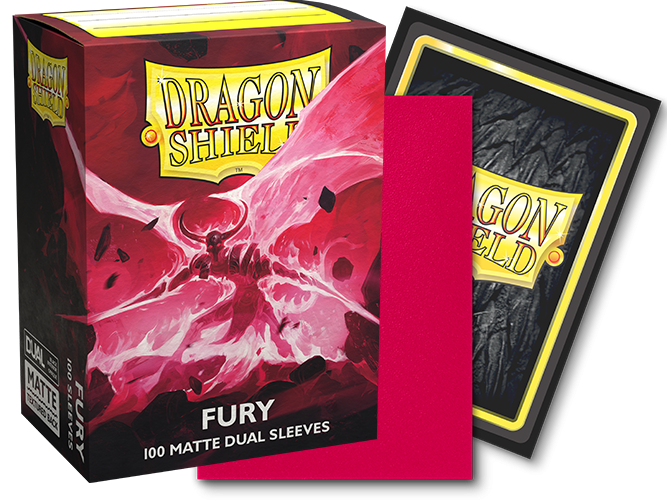 Sleeves - 63x88mm - Dragon Shield - 100/pk - Dual Matte - Fury
