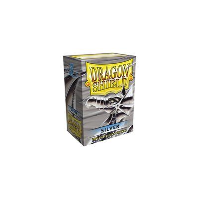 Sleeves - 63x88mm - Dragon Shield - 100/pk - Gloss - Silver
