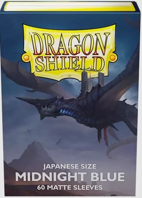Sleeves - 59x86mm - Dragon Shield - 60/pk - Matte - Midnight Blue