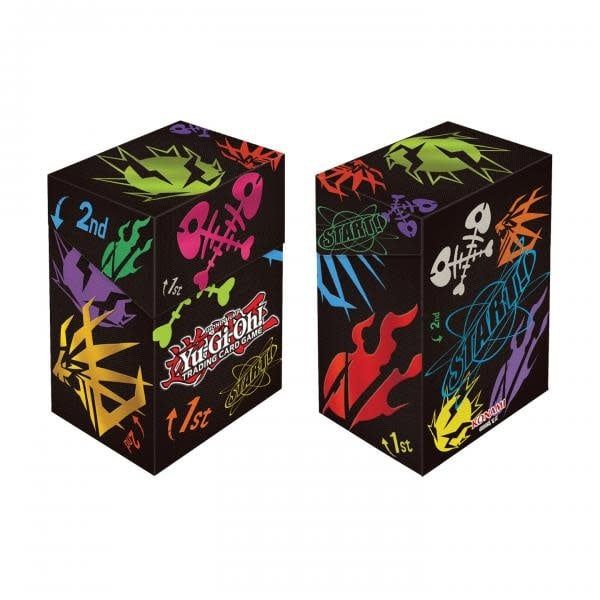 Funda Para Cartas Yu-Gi-Oh! Gold Pride Superfan – Estuche Oficial Con Separador De Dos Caras – Ideal Para Mazo Principal, Extra Y Lateral