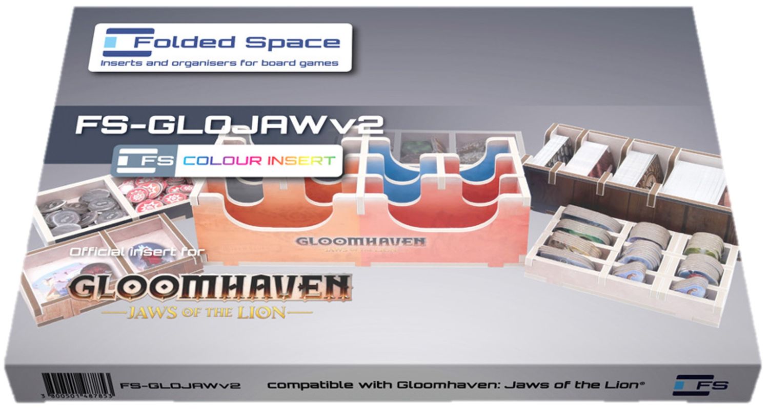 Insert for Gloomhaven: Jaws of the Lion V2 Deluxe