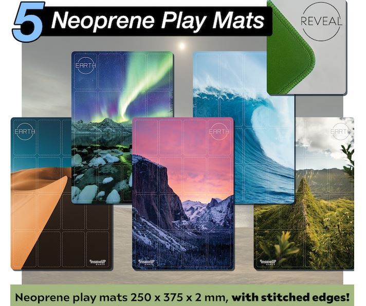 Playmat - Earth: Set of 5 Player Tableau Mats
