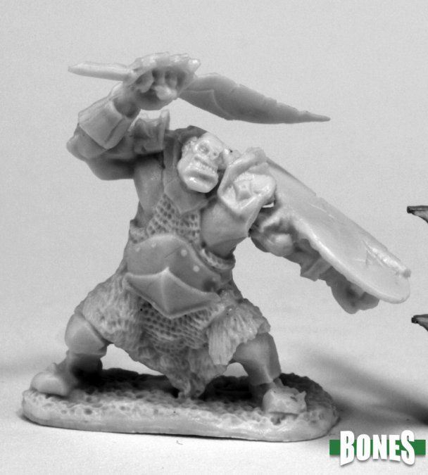 Dark Heaven Bones: Orc Slicer (Scimitar &amp; Shield)