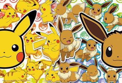 80 pcs - Pokemon: A Lot of Pikachu and Eevee