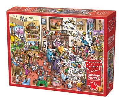1000 pcs - DoodleTown: Thanksgiving Togetherness