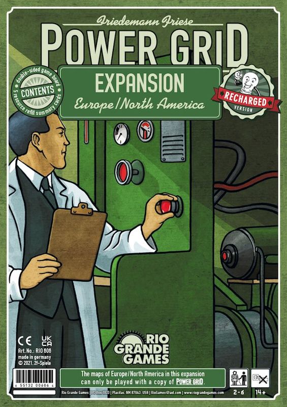 Power Grid: Europe/North America Recharged Expansion