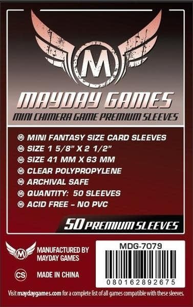 Sleeves - 43x65mm Mayday - 50/pk (Mini Chimera)