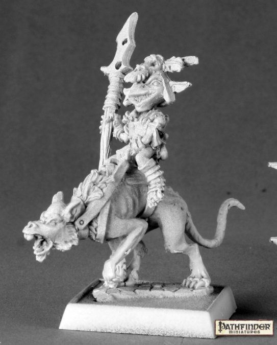 Pathfinder Metal: Goblin Commando on Dog