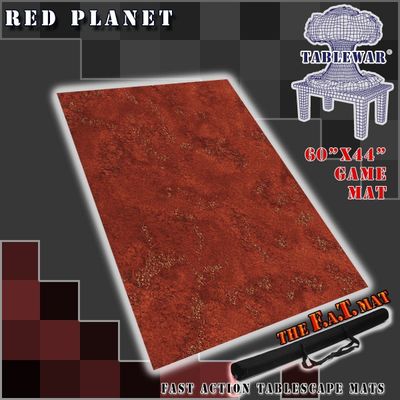 Playmat - F.A.T. Mats (Fatmats): 60&quot; x 44&quot; Red Planet