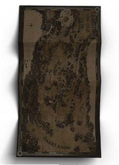 Soulmist RPG: Map of Fyera by Black Lantern Productions