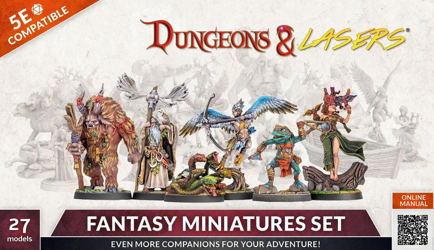 Dungeons &amp; Lasers: Fantasy Miniatures Set