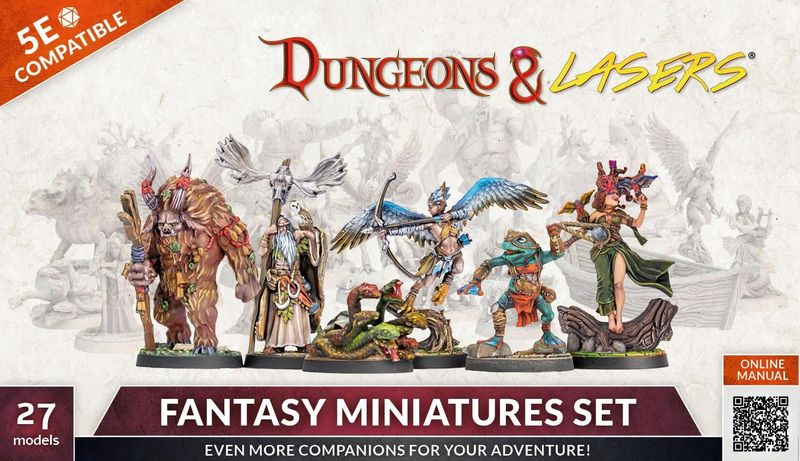 Dungeons &amp; Lasers: Fantasy Miniatures Set