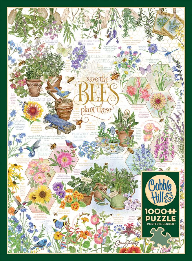 1000 pcs - Save the Bees