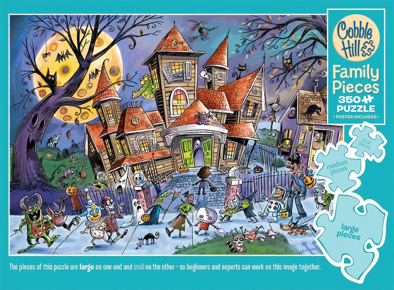 350 pcs - Haunted House (Family Puzzle)