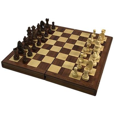 Chess Set 12&quot; - Classic Folding Book Style