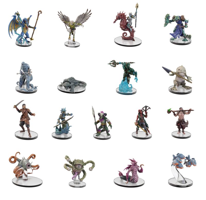 D&amp;D  Icons of the Realms: Miniature Booster - Seas &amp; Shores