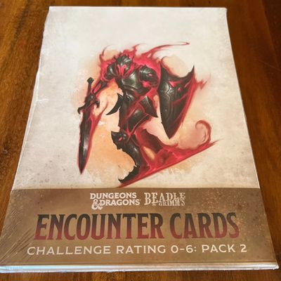 Dungeons &amp; Dragons 5E: Encounter Cards - Challenge 0 - 6: Pack 2