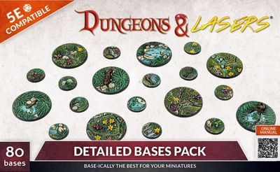 Dungeons &amp; Lasers: Detailed Bases Pack