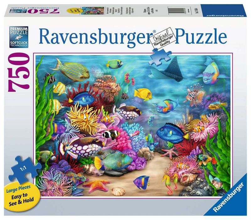750 pcs - Tropical Reef Life (Large Piece Format)