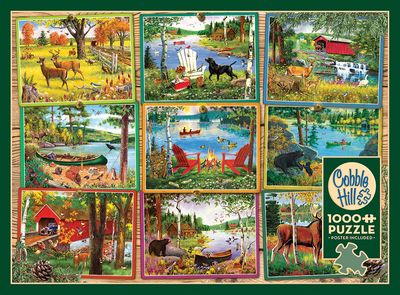 1000 pcs - Postcards from Lake Country