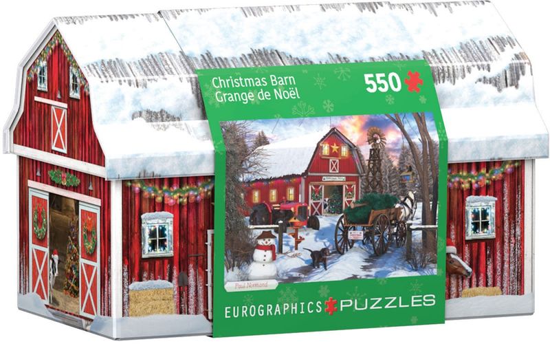 550 pcs - Holiday Farm Christmas Barn Tin