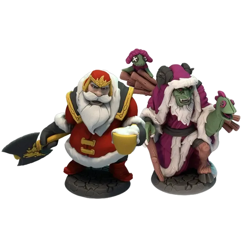 Dice Throne: Santa vs. Krampus - Miniatures Painted