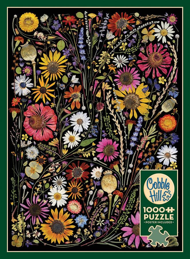 1000 pcs - Flower Press: Happiness