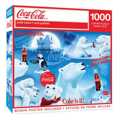 1000 pcs - Coca Cola: Polar Bears