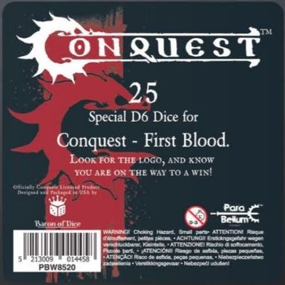 Conquest: 25pc Dice Set