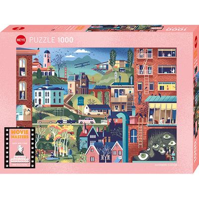 1000 pcs - Movie Masters: Hitchcock Films (Clérisse)