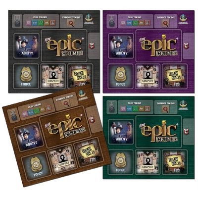 Playmat - Tiny Epic Crimes: Player Mats