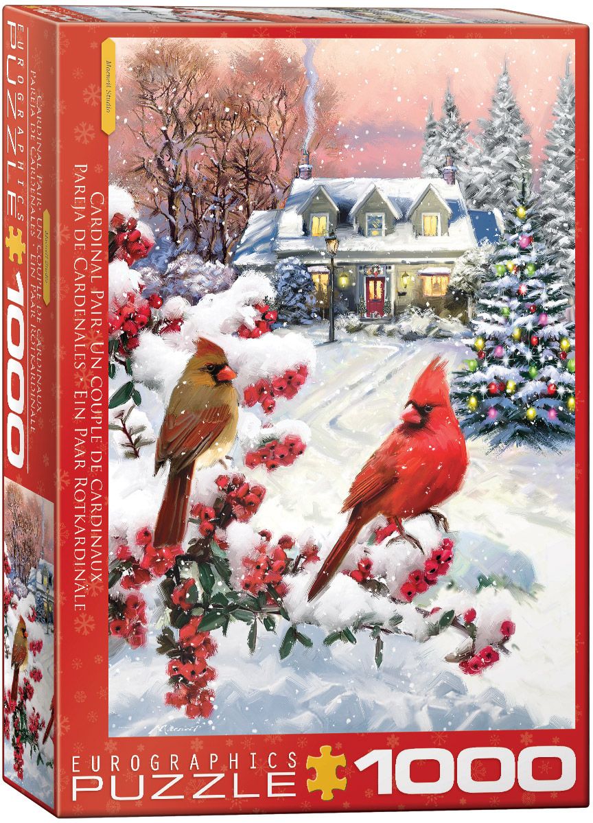 1000 pcs - Cardinal Pair