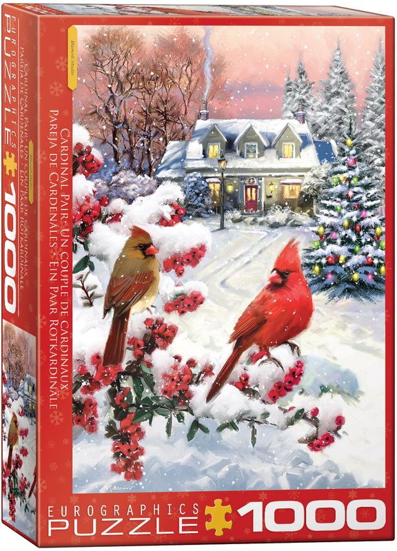 1000 pcs - Cardinal Pair