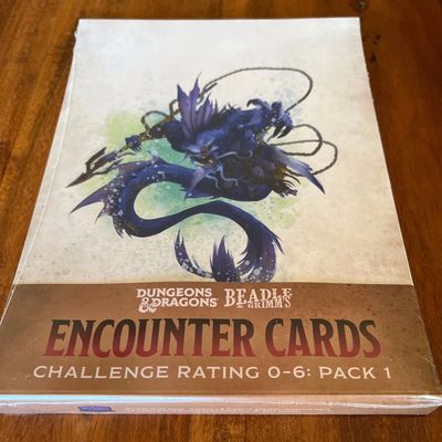 Dungeons &amp; Dragons 5E: Encounter Cards - Challenge 0 - 6: Pack 1