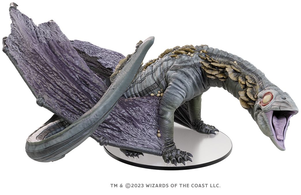 D&amp;D Icons of the Realms: Adult Deep Dragon Premium Painted Miniature