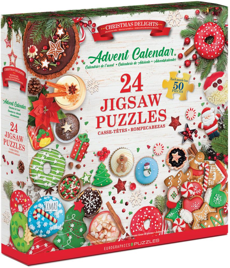 24x50 pcs - Christmas Delights Puzzle Advent Calendar