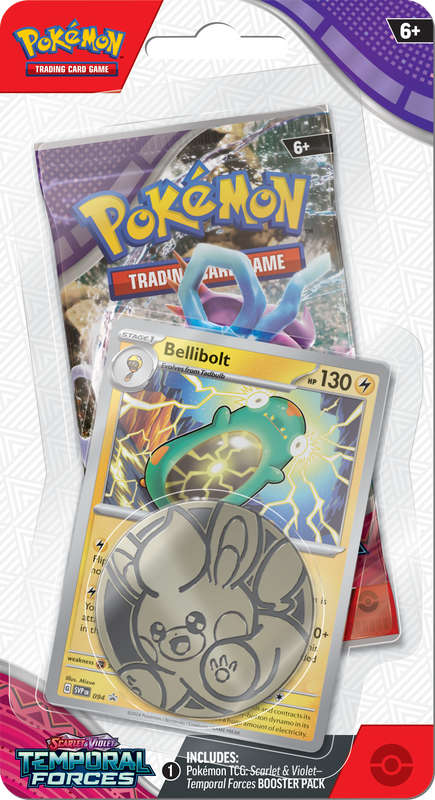Pokemon TCG - Scarlet &amp; Violet: Temporal Forces Checklane Blister