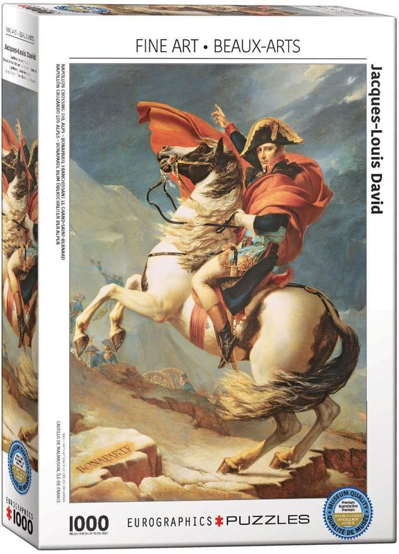 1000 pcs - Napoleon Crossing the Alps