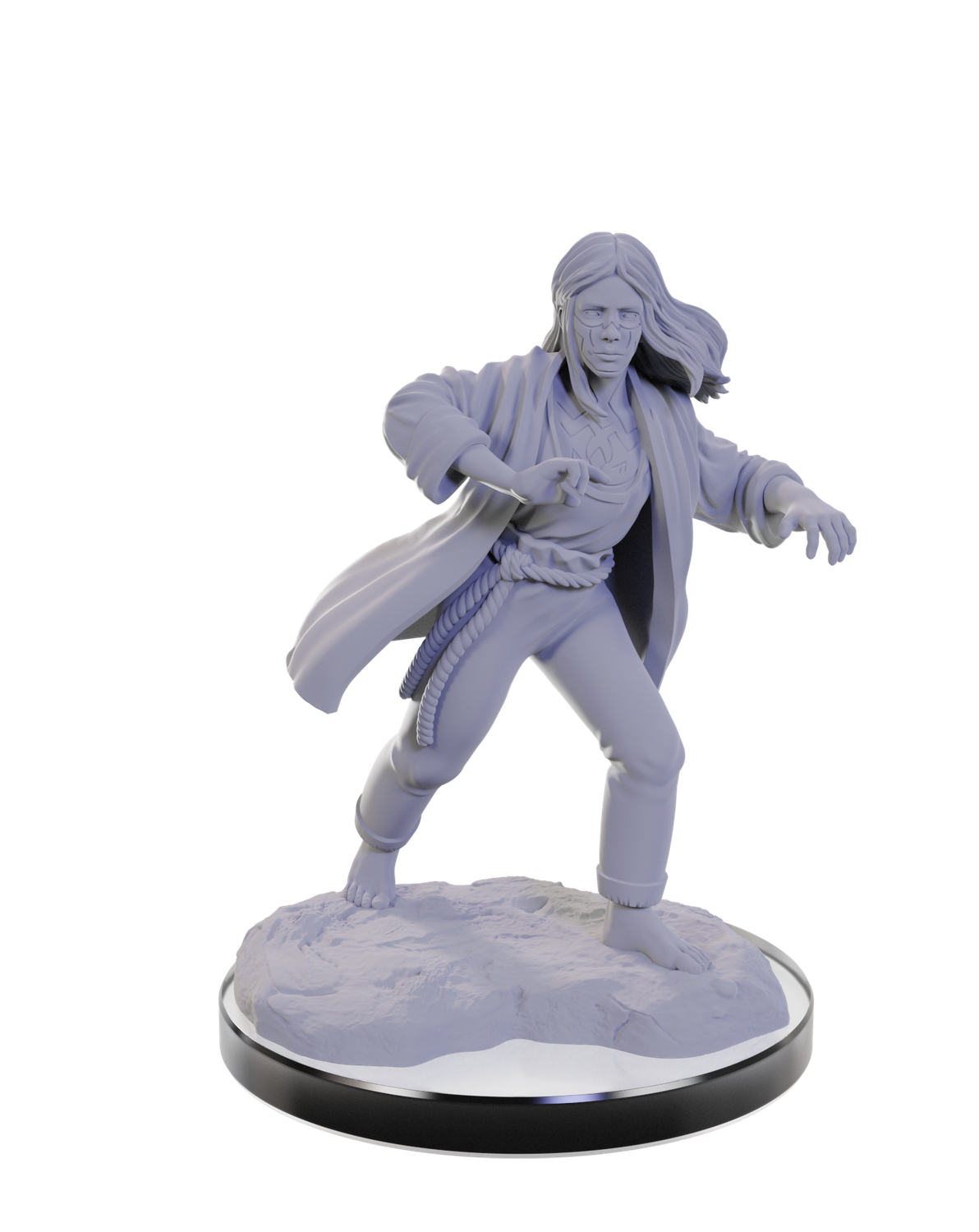 Wizkids Primed Miniatures - Hero - Reborn Paladin &amp; Reborn Warlock