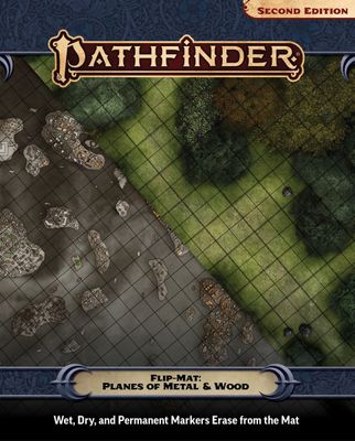 Pathfinder Flip-Mat: Planes of Metal &amp; Wood