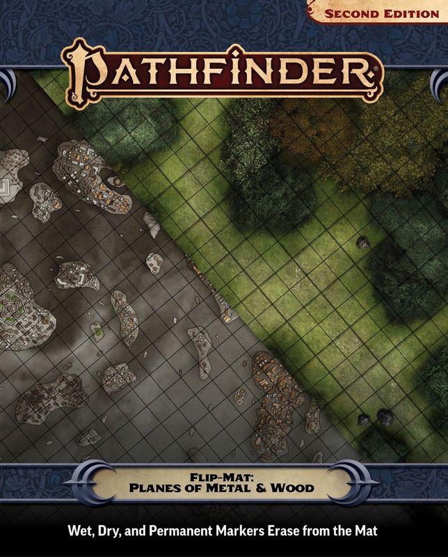 Pathfinder Flip-Mat: Planes of Metal &amp; Wood