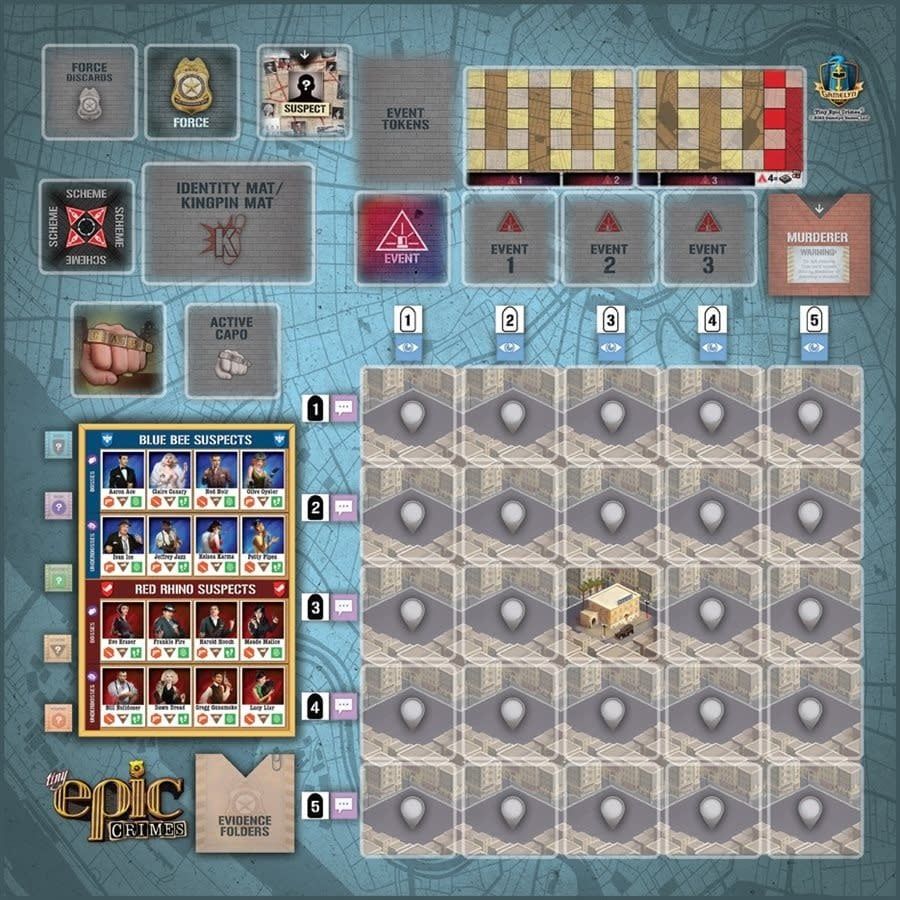 Playmat - Tiny Epic Crimes