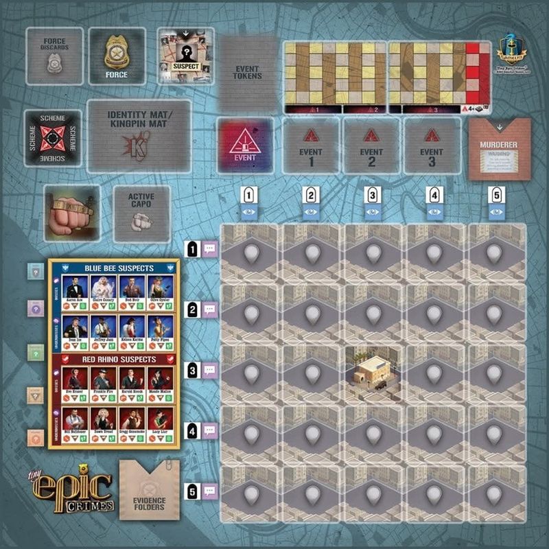 Playmat - Tiny Epic Crimes