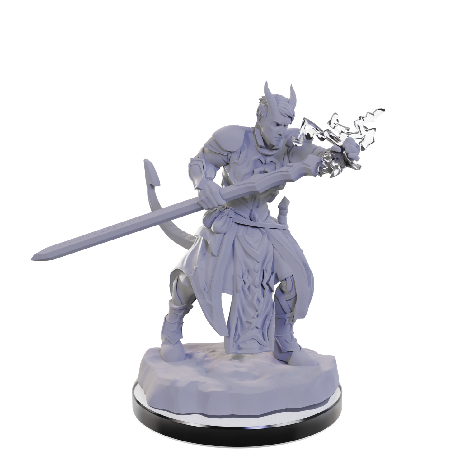 Wizkids Primed Miniatures - Hero - Tiefling Warlock